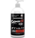애완 동물 야생 알래스카 Salmon 오일 개 & 고양이 - 오메가 3 물고기 오일과 Pollock & Salmon 민감한 피부 & 코트 건강. EPA & DHA Ease Itching는, 합동, 면역 & 심장 건강 (32oz)를 지원합니다