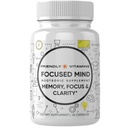 집중된 마음 – 기억과 초점 지원을위한 매일 두뇌 보충 | 농축, 정신 명확성 및 두뇌 에너지를위한 Nootropic | 직장, 학교 또는 일상 수요에 대한인지 보충