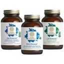 PURE SYNERGY Vibrant Aging Bundle | 칼슘, 마그네슘, K2의 뼈 건강 | 아스타샤시틴과의 눈 건강 | 셀룰러 지원 스플레늄 | 비 GMO 및 비건