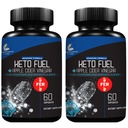 연구 실험실 2 fer 1 광고 Keto Diet 알약 Detox Cleanse & 지원 w/Apple Cider Vinegar 120 조사 Proprietary Ketones, Hunger Suppressant 체중 감소 다이어트 알약