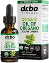 Oregano 기름 유기 액체 하락 - Oregano의 6 달 공급 유기 기름은 액체 Tincture 추출물, Cleanse, Detox, Immune 지원, 소화 Gut 건강 - 순수한 Vegan Non-GMO 초본 Tincture 1개 oz를 먹습니다