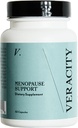 Veracity Menopause & Perimenopause 지원 여성용 보충교재 - 뜨거운 섬광, 밤 땀, Mood 그네 & 낮은 에스트로겐을 위한 자연적인 기복 - 여자를 위한 에스트로겐 보충교재
