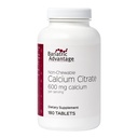 Bariatric Advantage Non Chewable 칼슘 구연산염 - Bariatric 수술 환자를 위해 - 비타민 D3로 서빙 당 600 mg 칼슘 - 미네랄 보충제 - 180 정제