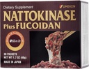 Nattokinase Plus Fucoidan for Circulatory Support, 2500FU Natto, Blood Circulation Supplements, Odor Free & Nattokinase Supplement, Okinawan Fucoidan, 1 개월 공급, 30 카운트, 팩 1