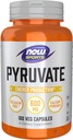 NOW 식품 스포츠 영양, Pyruvate (Pyruvic 산) 600 mg, 에너지 생산 *, 100 Veg 캡슐