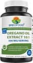 Brieofood Oregano 오일 10 : 1 추출물 500mg / 서빙 당 - Naturally Occuring Carvacrol - 건강한 면역 기능 - 180 Softgels