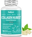NuBest Collagen Super Collagen Peptides - 피부, 모발 및 손톱을 재구성 - 뼈 및 관절 강도 - 남성 및 여성을위한 뷰티 콜라겐 공식 - 1,500 mg의 서빙 | 90 캡슐