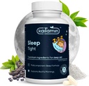 Melatonin 자연적인 잠 원조, Theanine, 5-HTP, GABA, Mucuna pruriens, Sleep & Support를 위한 Phellodendron 및 마그네슘, 90의 캡슐 45 일 공급 - 1개의 잠 원조에 있는 7