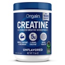 Orgain Creatine Monohydrate Micronized 분말, 100개의 서빙, Unflavored, 지원 근육 성장, 포스트 운동 회복 및 뇌 건강, 인공 첨가물 없음, 남자 & 여자를 위한 (포장 5월 Vary)