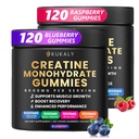 남성 & 여성을 위한 Creatine Monohydrate Gummies, 9000MG Creatine Gummies Sugar Free -BCAA 2:1, B12 B6 Boost 힘, 초점 & 내구시간, Vegan, 비 GMO를 위한