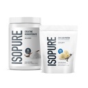 Zero Carb 100 % 순수 Whey Isolate Protein Powder, 크림 바닐라, 25g Protein Per 서빙, 1 Lb, 14 서빙 + Isopure 100 순수 Creatine Monohydrate Powder, 100 서빙
