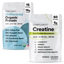 Complement Unflavored Protein & Creatine Bundle – 향상된 근육 성능을 위한 Plant-Based Protein Powder 및 Creatine Monohydrate
