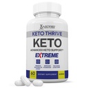 Keto Thrive Keto ACV 극단적인 알약 1675MG Keto 지원 혼합 캡슐 대안 애플 Cider Vinegar 여분 처녀 올리브 기름 분말 녹차 잎 60 캡슐로 공식화하는