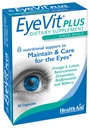 EyeVit Plus - 매일 눈 건강 보충 | 30 캡슐 | 오메가-3, 루테인, 베타 카로틴, Zeaxanthin, Bioflavonoids & Bilberry 포함