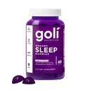 Goli Dreamy Sleep Gummy - 60 카운트 - 멜라토닌, 비타민 D, 마그네슘, 레몬 발름 추출물 - 젤라틴 - 무료, 글루텐 - 무료, 비 GMO