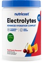Nutricost Electrolyte Complex Powder (60 인분, 과일 펀치) - Hydration Supplement Drink Mix with Vitamins and Minerals