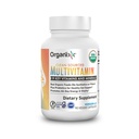 Organixx Vegan Multivitamin for Women & Men, 비타민 C, D3, 비타민 B 복합체, Probiotics, 유기 과일 및 야채, 소화, Gut 건강, 면역 지원, 90 젤 캡슐