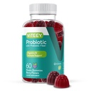 Prebiotics와 Viteey Probiotic Gummies - 소화 건강을위한 Gut 건강 보조제 - 2 억 CFUs - Vegan, Gluten-Free - 60 개