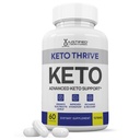 Keto Thrive Keto ACV 알약 1275MG Keto 지원 혼합 캡슐 대안 Keto ACV Gummies는 애플 Cider Vinegar 여분 버진 올리브 기름 분말 녹차 잎 60 캡슐로 공식화했습니다