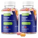 Viteey Glucose Gummies - 탄수화물의 4g - 포도당 정제에 빠른 행동 대안 - 에너지와 혈액 설탕 지원 - Vegan, 글루텐 무료, 젤라틴 무료 - 120 개