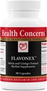 건강 콩 Flavonex - 자연적인 혈액 순환 & 뇌 건강 보충교재 - 90의 캡슐