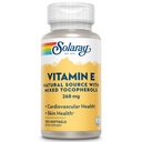 SOLARAY 비타민 E d 알파 Tocopherol 268mg (400 IU) | 심장 & 피부 건강, 산화 방지제 활동 지원 | 100ct