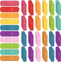 Lounsweer 600 PC 아이 붕대 대량 방수 Breathable 붕대 네온 다채로운 가동 가능한 밴드에 의하여 분류되는 색깔 가동 가능한 보호 부상 배려 치료 및 Slight 커트