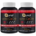 Qunol 매우 CoQ10 100mg 3X 더 나은 흡수 특허가 주어진 물과 뚱뚱한 수용성 자연적인 보충교재 모양 Coenzyme Q10 심장 건강 팩 Softgels, 120 조사를 위한 산화 방지제