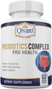 Probiotic Pro Health - 소화 균형과 면역 지원 - 자연 및 유기 보충교재 - 매일 Probiotic Support - Vegan 및 Non-GMO - 미국에서 만든 - 60 캡슐
