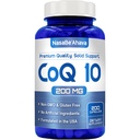 CoQ10 200mg 캡슐 | Vegan Friendly Coenzyme Q10 200mg의 피부 심장 및 에너지 지원을위한 쉬운 흡수 Ubiquinone 보충 | cGMP 시설에서 제작 (200 인분)