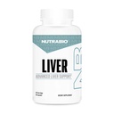 NutraBio Liver 보충교재 - 산화 방지제, 우유 이틀 간 해독, 글루타티온, Tudca를 가진 진보된 간호 지원 - 간호 Cleanse Detox와 수선을 승진시킵니다 - 90의 캡슐