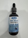 (2 팩) 바다 Moss 흑씨 오일 드롭 Burdock 뿌리, Bladderwrack &Vitamin C 비타민 D3, 아일랜드어 바다 Moss Drop for Immune System, Gut, Skin & Energy