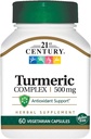 21st Century Turmeric Complex 500 mg - 60 채식 캡슐, 4 팩
