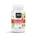 전체 식품 시장의 365, Hawthorn 표준화 + 전체 스펙트럼 혼합, 심장 지원, Vegan 캡슐, 60 조사