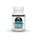Source Naturals Ultra Chromium Picolinate 500 Yeast-FreeChromium, 채식 식이 요법, 500 mcg - 120 정제