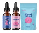 JoySpring SleepBerry 액체 멜라토닌, 마그네슘 시트레이트 & 글리세라이드, 그리고 Mood Saffron Pixie 스틱 어린이를위한