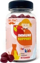 Mr. Pen Elderberry 비타민 C 아연 Gummies for Kids | 60 개 | 2 개월 공급 | 4 년, Immune Support Gummies, Low Sugar, Non- GMO, Vegan, Gluten Free, Pectin Chews