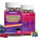 2 팩 Quercetin Gummies 1200MG의 Bromelain, 아연 비타민 C의 Immune 체계 Vegan Gummy를 가진 Quercetin Gummies 성인 & Kid, 120 Vegan