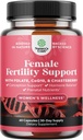 Prenatal Multivitamins 여성을위한 Fertility Supplement - Prenatal Choline Inositol Folate Chasteberry 및 CoQ10 블렌드와 여성이 더 빠른 개념을 홍보하기 위해