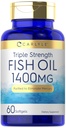 Carlyle Triple Strength Omega 3 Fish Oil | 1400mg | 60 Softgels | 비 GMO, 글루텐 프리 보충교재