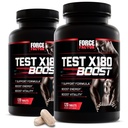 힘 요인 시험 X180 Boost, 2 팩, 남성을 위한 테스토스테론 승압기 및 에너지 보충교재, 부스트 에너지, 증가 stamina, 및 D 운동 산과 Fenugreek, 240 정제와 더불어 Vitality를 강화하십시오