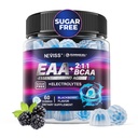 EAA Gummies 보충 교재, 모든 9개의 필수 아미노산 보충교재, 남자 여자를 위한 BCAA 아미노산 Gummies│Branched 사슬 아미노산 & 전해질 Hydration Gummies│Gluten 자유롭고, 라즈베리 풍미, 채식주의자, 60ct
