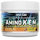 Evogen Amino K.E.M. - EAA & BCAA 분말 펌프 Volumizer | 혈류, 근육 성장, & Hydration를 위한 BCAA 아미노산 보충교재 | Tropic Thunder | 30의 서빙