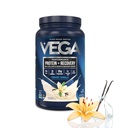 Vega Protein + Recovery, Vanilla - 30g Vegan Protein, Dairy & Gluten Free, Probiotics, NSF 인증, 28.8 oz (20 서빙)