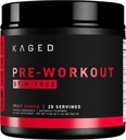 Kaged Stimulant Free Pre Workout Powder Fruit Punch Pre-Kaged Formulated with Creatine, Beta Alanine No Jitters 20 서빙