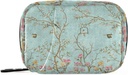 Pill Case Flower Birds Pill Box 7 Day Pill Case Bag Travel Pill 주최자 가방 지퍼 휴대용 주간 케이스 컴팩트 크기 비타민 보충 홀더