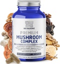 프리미엄 버섯 복합 캡슐 - 터키 테일, Shiitake, Cordyceps, Reishi, Chaga, Maitake - Immune 지원 버섯 초본 보충 교재 - 60