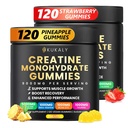 남성 & 여성을 위한 Creatine Monohydrate Gummies, 9000MG Creatine Gummies Sugar Free -BCAA 2:1, B12 B6 Boost 힘, 초점 & 내구시간, Vegan, 비 GMO를 위한