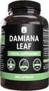 PURE ORIGINAL INGREDIENTS Damiana 잎 (365 캡슐) 마그네슘 또는 쌀 필러 없음, 항상 순수한