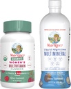 MaryRuth's Multivitamin Gummies for Women (Strawberry) & Liquid Nighttime Multimineral (Pineapple) | Clean Label Project Verified® | USDA Organic & Vegan | 아름다움, Bedtime Routine 및 전반적인 건강